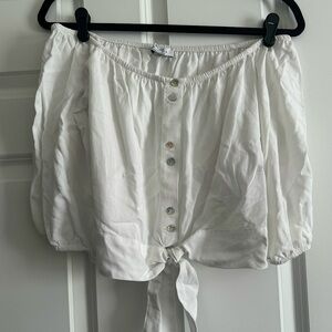 Summer Off The Shoulder Crop Top